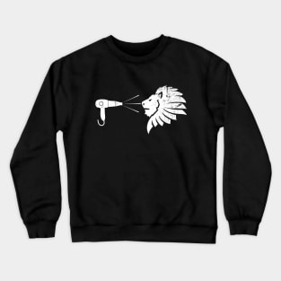 Preening Like a Lion Crewneck Sweatshirt